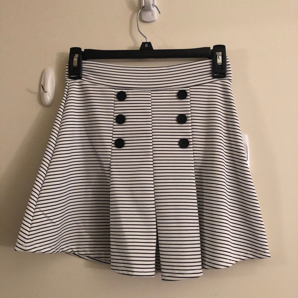 Striped Mini Skirt